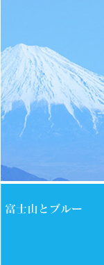 富士山とブルー